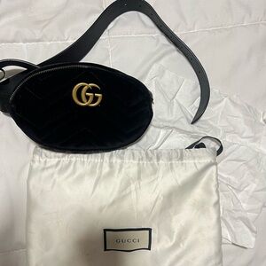 Gucci Fanny - GG MARMONT MATELASSE VELVET